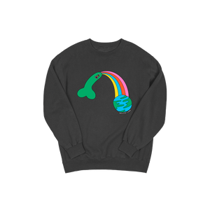 CREWNECK BLACK - SEXE ORAL RAINBOW